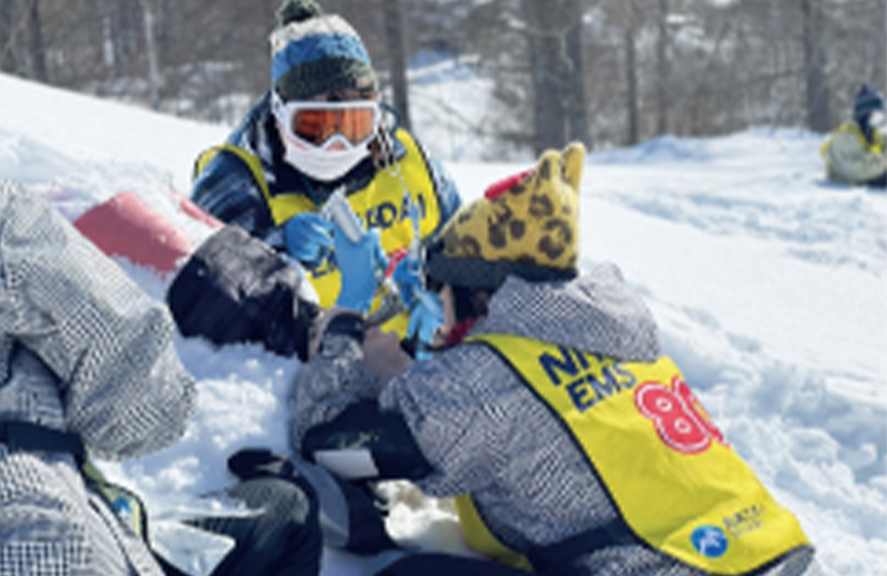 スポーツ救急実習