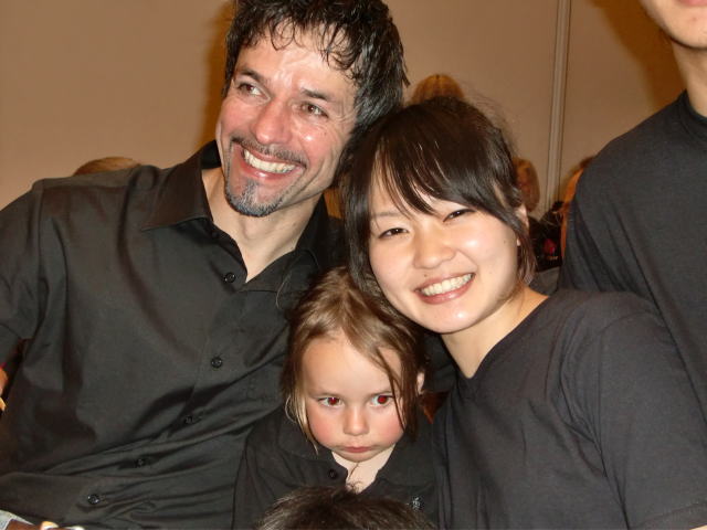 ファビアン・ハンビューヘン選手と部員